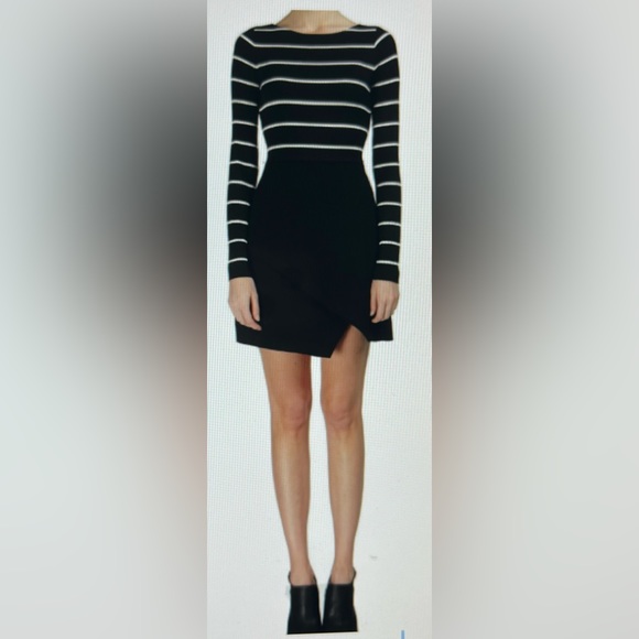 NWT BAILEY 44 Manic Depressive Striped Dress as seen on Young & The Restless M - Picture 9 of 10